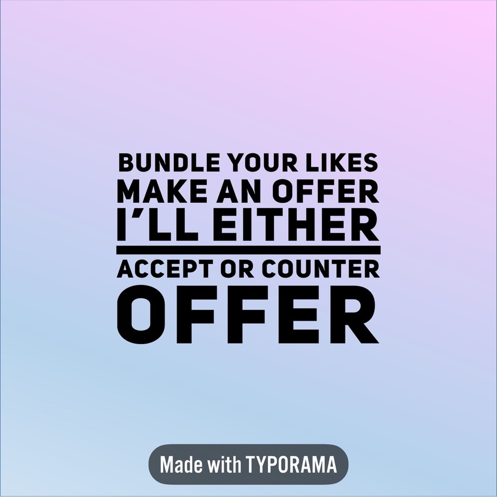 Bundle and save on items and pay one shipping